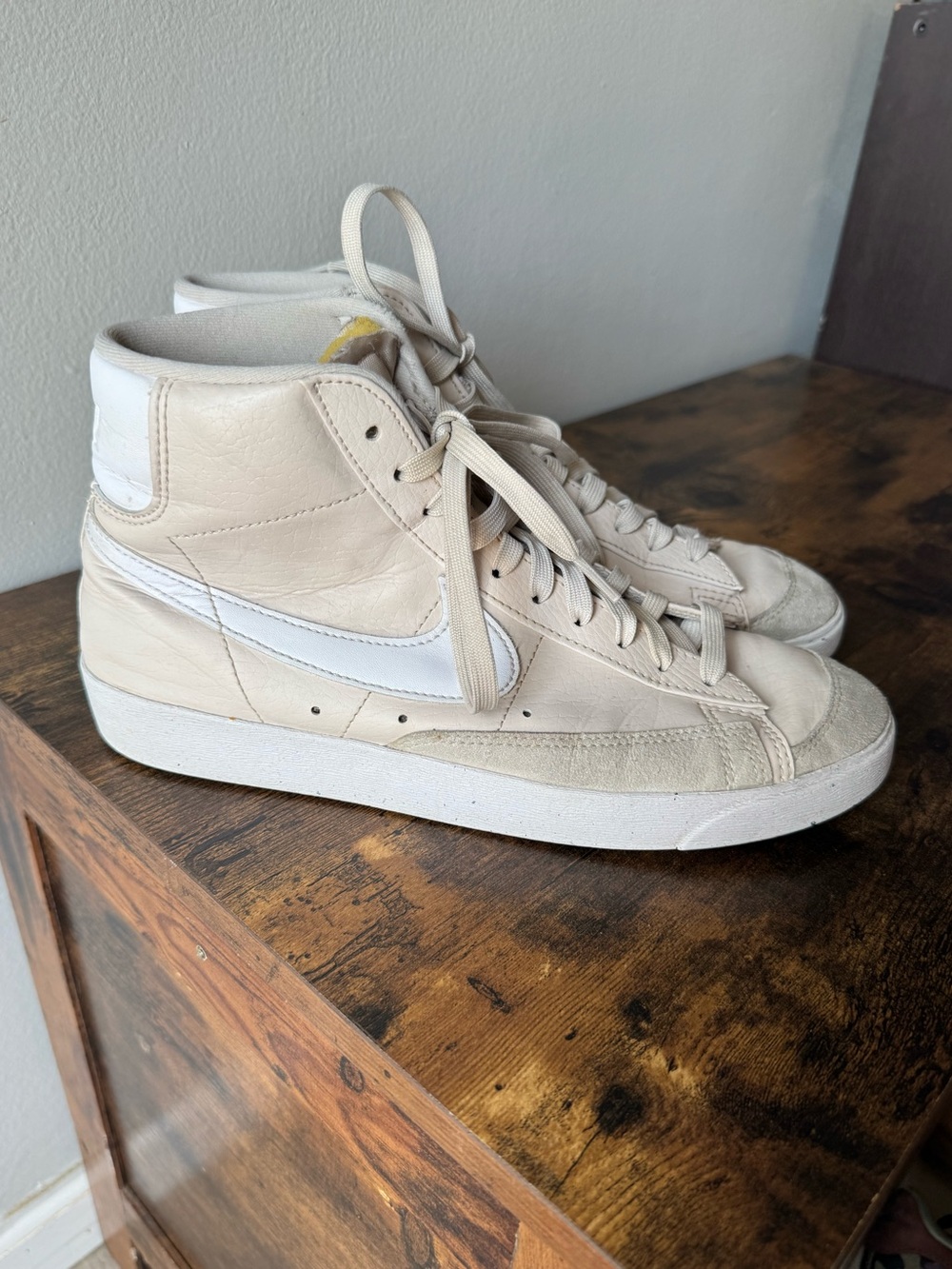 Nike Blazer Mid 77 Next Nature Light Orewood Brown Womens 9.5 Sneakers